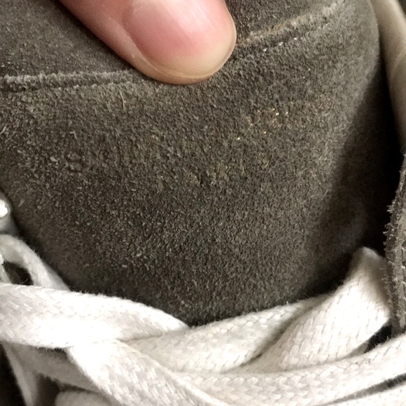 Saint Laurent Grey Suede High Top Sneakers SL/02H - Picture 13 of 14